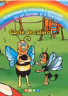 Colorează și creează o poveste cu un bondar și o libelulă! Carte de colorat