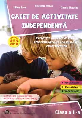 Caiet de activitate independenta, pentru clasa a 2-a