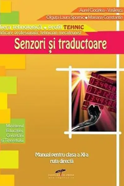 Senzori si traductoare, manual pentru clasa a XI-a