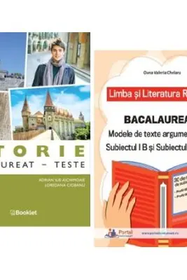 Pachet Bacalaureat Limba si literatura romana Subiectul 1 si 2 si Istorie 65 teste - Oana Valeria Chelaru, Adrian Ilie Aichimoaie