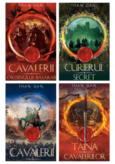 Seria Cavalerii de Ioan Dan. Set 4 carti