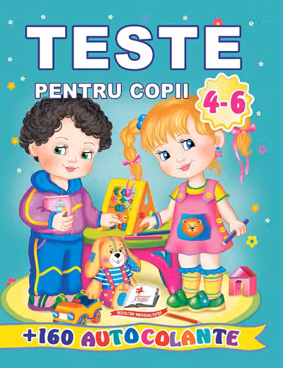 Teste 4-6 ani cu 160 de autocolante
