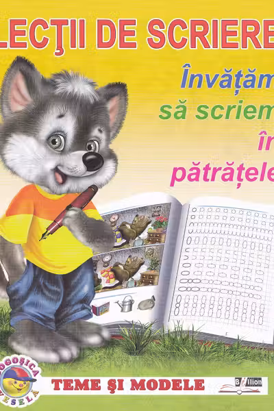 Lectii de scriere. Invatam sa scriem in patratele