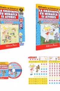Set Activitati Integrate Mihaela si Azorel Sem I + Sem II, 3 - 4 ani+ DVD