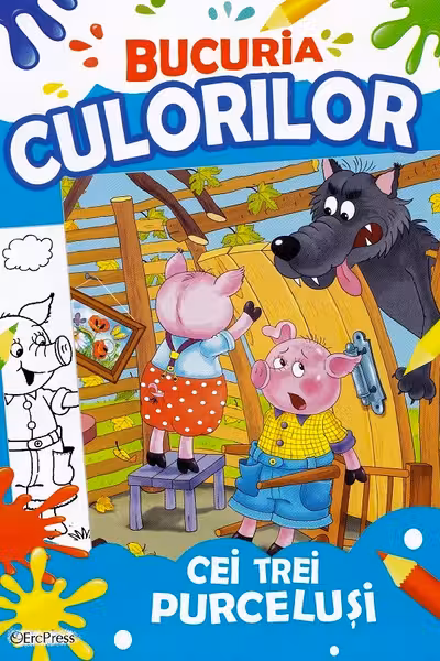 Bucuria culorilor. Cei trei purcelusi
