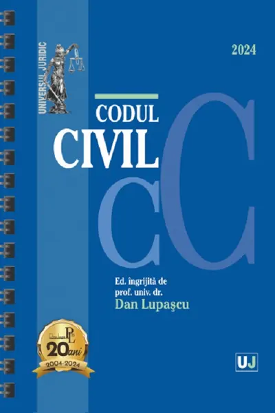 Codul civil Ianuarie 2024 Ed. Spiralata