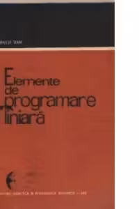 Elemente de programare liniara