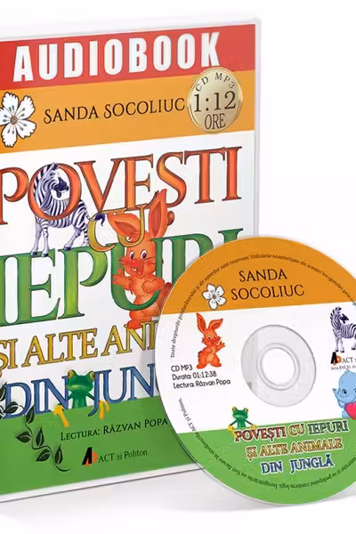 CD Povești cu iepuri și alte animale din junglă