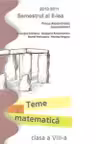 TEME DE MATEMATICA CLASA A VIII-A SEMESTRUL AL II-LEA