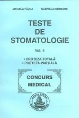 Teste de stomatologie volumul 4