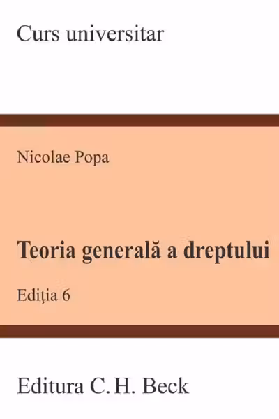 Teoria generală a dreptului Ed.6