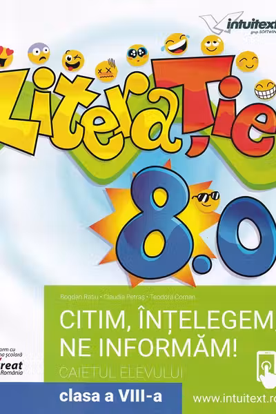 Literație. Citim, înțelegem, ne informăm - Clasa 8 - Caietul elevului