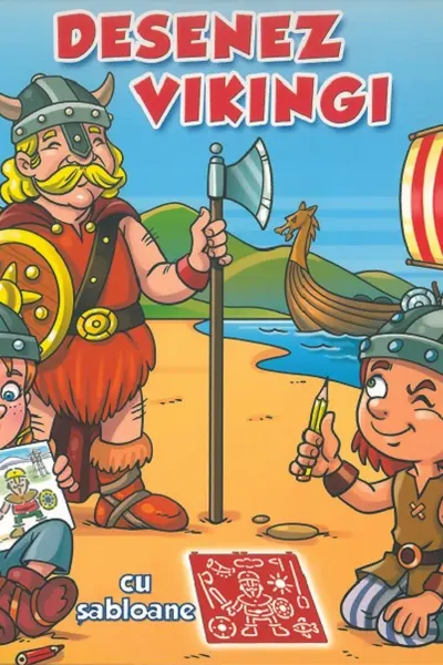 Desenez vikingi cu sabloane