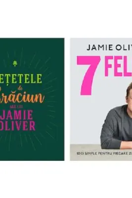 Set 2 carti Jamie Oliver de Craciun