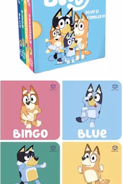 Bluey si familia ei. Pachet 4 carti