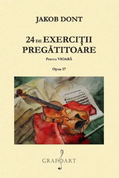 24 de exerciții pregătitoare pentru vioară. Opus 37