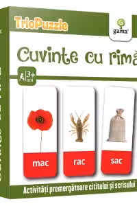 Cuvinte cu rime (triopuzzle)