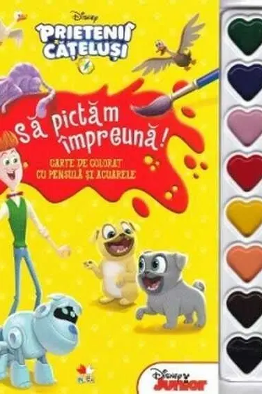 DISNEY. PRIETENII CATELUSI. SA PICTAM IMPREUNA!