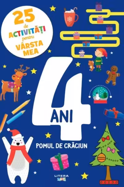 25 DE ACTIVITATI PENTRU VARSTA MEA. 4 ANI. POMUL DE CRACIUN