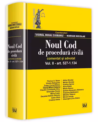 Noul Cod de procedura civila. Comentat si adnotat