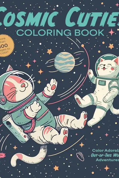 Cosmic Cuties Coloring Book