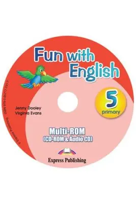 Curs de limba engleza Fun with English 5. Multi-rom (CD-ROM&Audio CD) - Jenny Dooley, Virginia Evans