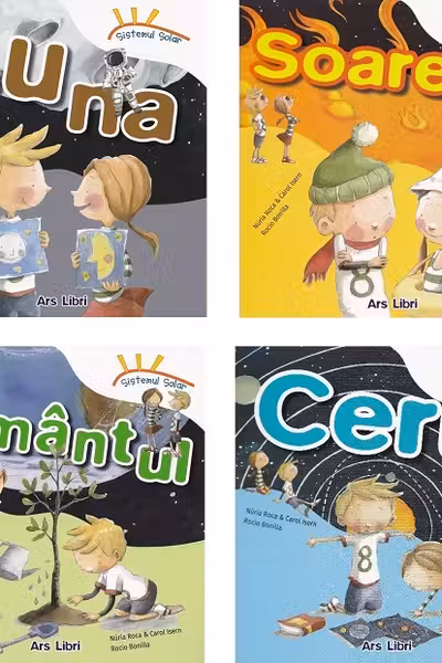Pachet 4 cărți: Sistemul solar