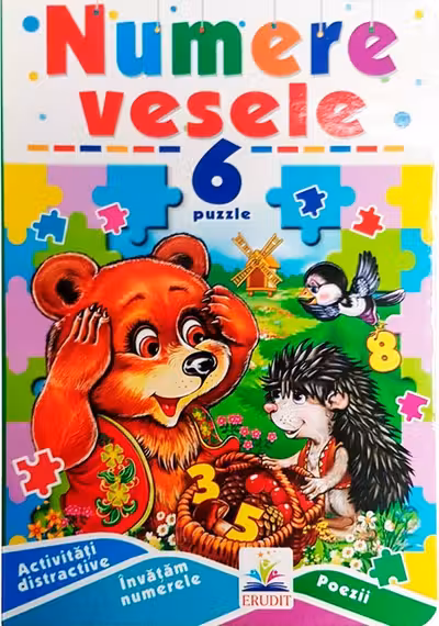NUMERELE VESELE+ 6 PUZZLE
