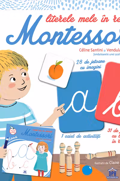 Literele mele in relief Montessori