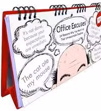 Office Excuses Flip Book