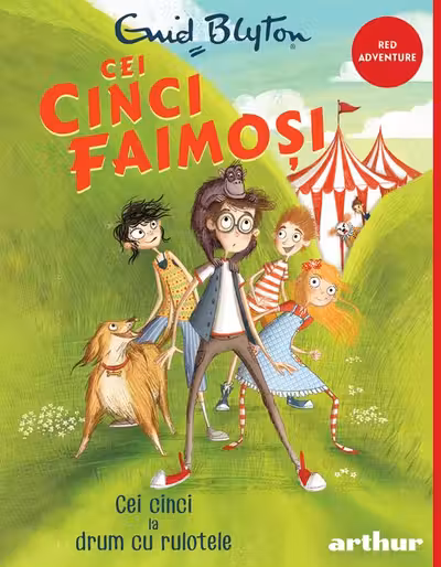 Cei cinci faimosi 5. Cei cinci la drum cu rulotele
