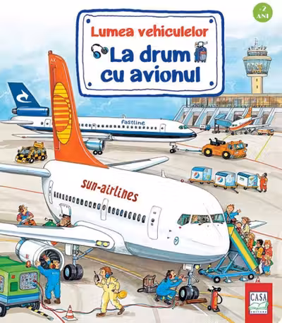 La drum cu avionul