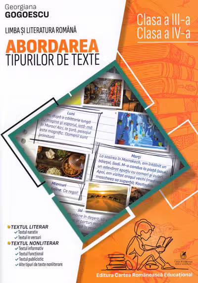 Abordarea tipurilor de texte. Clasa a III-a - a IV-a
