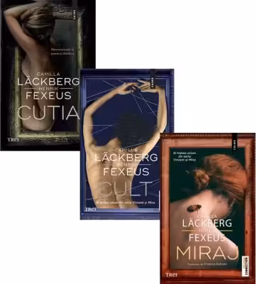 Pachet 3 volume Seria Vincent si Mina: Cutia, Cult si Miraj - Camilla Lackberg, Henrik Fexeus