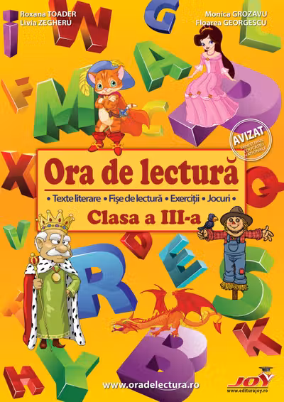 Ora de lectura pentru clasa a III-a