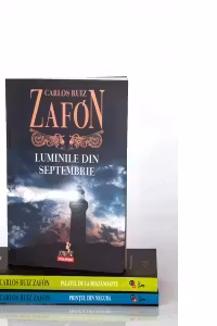 Pachet 3 carti Carlos Ruiz Zafon : Luminile din septembrie (editia 2017), Palatul de la Miazanoapte (editia 2017), Printul din negura (Editia 2017)