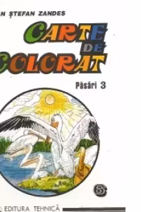 Carte de colorat - Pasari 3