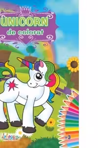 Unicorn de colorat