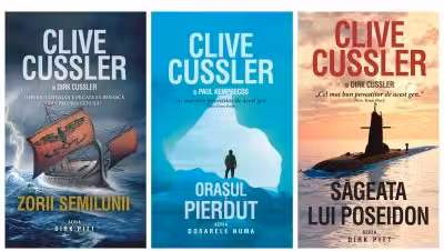 Pachet format din 3 titluri Zorii semilunii, Orasul pierdut, Sageata lui Poseidon - Clive Cussler Dirk Cussler