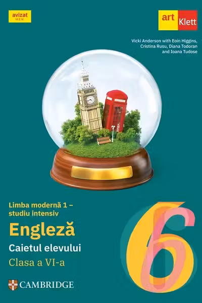 Limba engleză. Limba modernă 1 studiu intensiv - Clasa 6 - Caietul elevului