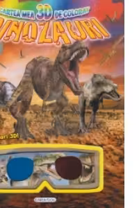 Dinozauri - Cartea mea 3D de colorat