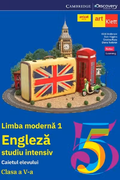 Limba engleza. Limba moderna 1. Studiu intensiv - Clasa 5 - Caietul elevului