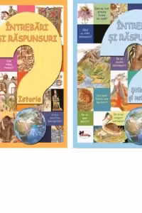 Pachet 2 carti Intrebari si raspunsuri. 1. Istorie 2. Stiinte si natura