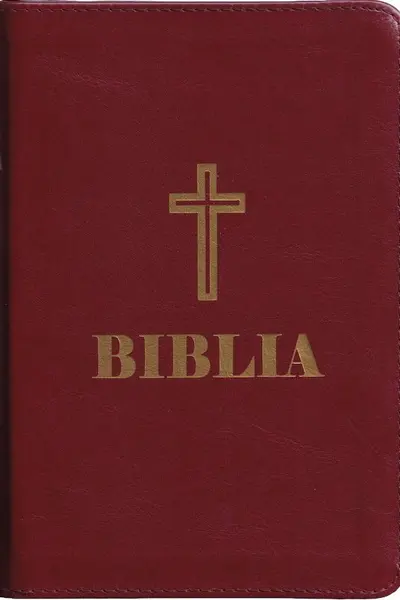 Biblia cu fermoar grena Ed.2025