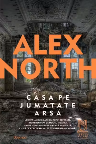 Casa pe jumatate arsa