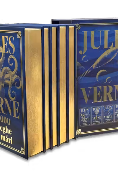 Pachet de lux Jules Verne - 5 carti