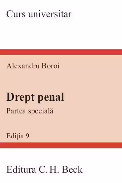 Drept penal. Partea speciala