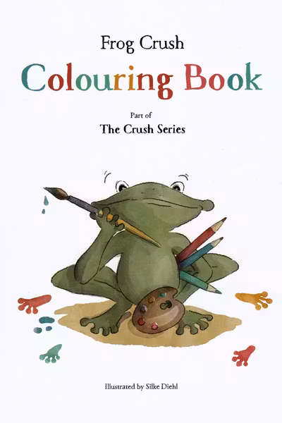 Frog Crush. Colouring Book