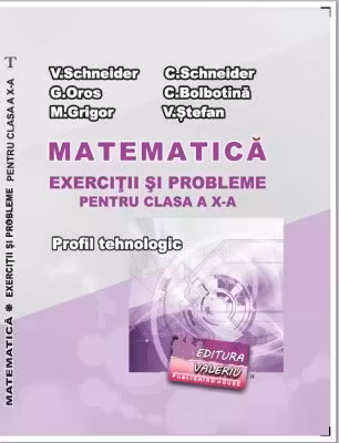 Matematica Exercitii si probleme pentru clasa a 10-a. Profilul Tehnologic