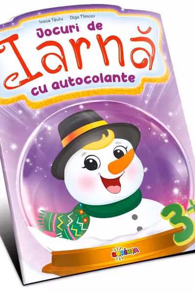 Jocuri de Iarna. Cu autocolante 3+